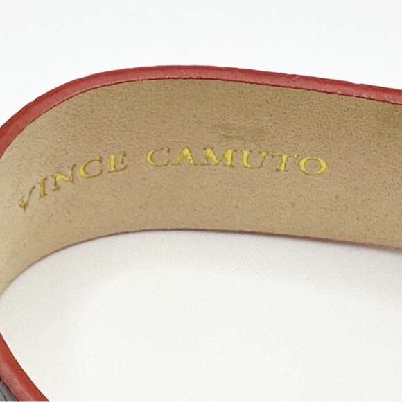 Vince Camuto Bracelet Snakeskin Gold Turnkey Clasp Punk Steampunk Retro - Picture 3 of 14